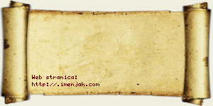 Jana Komnenić vizit kartica